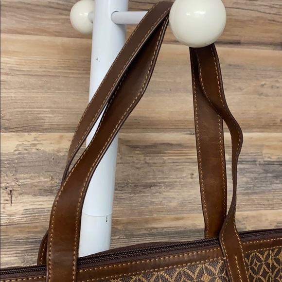 Fossil Signature Print Shoulder Bag EUC P16 - Picture 5 of 7